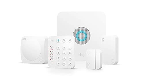 Ring Alarm 5-piece kit (2nd Gen) – home security system with optional 24/7 professional monitoring – Works with Alexa