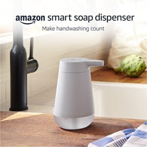 Amazon Smart Soap Dispenser, automatic 12-oz dispenser with 20-second timer, Works with Alexa