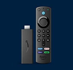 Fire TV Stick 4K, brilliant 4K streaming quality, TV and smart home controls, free and live TV