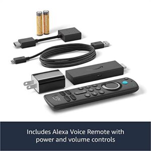 Fire TV Stick 4K, brilliant 4K streaming quality, TV and smart home controls, free and live TV