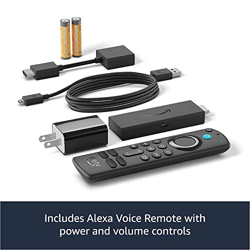 Fire TV Stick 4K, brilliant 4K streaming quality, TV and smart home controls, free and live TV