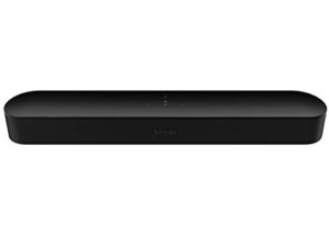 sonos beam – smart tv sound bar with amazon alexa built-in – black