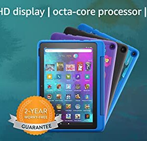 Amazon Fire HD 10 Kids Pro tablet, 10.1", 1080p Full HD, ages 6–12, 32 GB, (2021 release), named"Best Tablet for Big Kids" by Good Housekeeping, Doodle