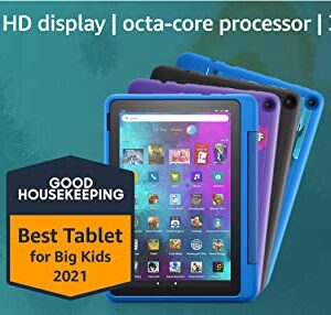 Amazon Fire HD 10 Kids Pro tablet, 10.1", 1080p Full HD, ages 6–12, 32 GB, (2021 release), named"Best Tablet for Big Kids" by Good Housekeeping, Doodle