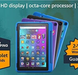 Amazon Fire HD 10 Kids Pro tablet, 10.1", 1080p Full HD, ages 6–12, 32 GB, (2021 release), named"Best Tablet for Big Kids" by Good Housekeeping, Doodle