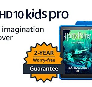 Amazon Fire HD 10 Kids Pro tablet, 10.1", 1080p Full HD, ages 6–12, 32 GB, (2021 release), named"Best Tablet for Big Kids" by Good Housekeeping, (2021 release), Sky Blue