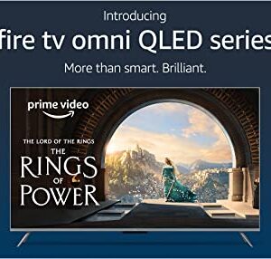 Introducing Amazon Fire TV 75" Omni QLED Series 4K UHD smart TV, Dolby Vision IQ, local dimming, hands-free with Alexa