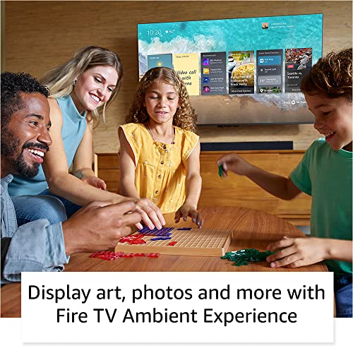 Introducing Amazon Fire TV 75" Omni QLED Series 4K UHD smart TV, Dolby Vision IQ, local dimming, hands-free with Alexa