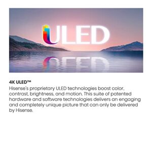 Hisense 50-inch ULED U6 Series Quantum Dot QLED 4K UHD Smart Fire TV (50U6HF, 2022 Model)