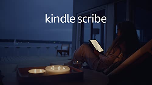 Introducing Kindle Scribe (16 GB), the first Kindle for reading and writing, with a 10.2” 300 ppi Paperwhite display, includes Basic Pen