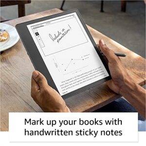 Introducing Kindle Scribe (16 GB), the first Kindle for reading and writing, with a 10.2” 300 ppi Paperwhite display, includes Basic Pen