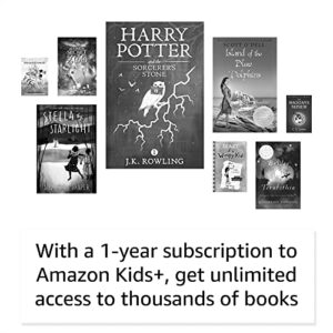 All-new Kindle Kids (2022 release) – Includes access to thousands of books, a cover, and a 2-year worry-free guarantee - Space Whale