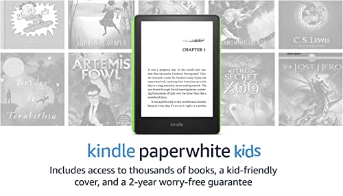 Kindle Paperwhite Kids (8 GB) – Made for reading - access thousands of books with Amazon Kids+, 2-year worry-free guarantee