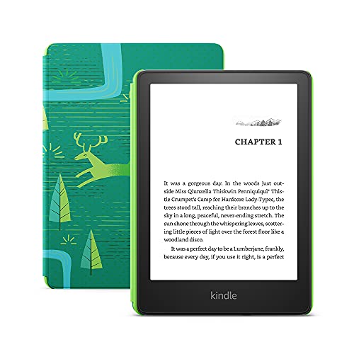 Kindle Paperwhite Kids (8 GB) – Made for reading - access thousands of books with Amazon Kids+, 2-year worry-free guarantee