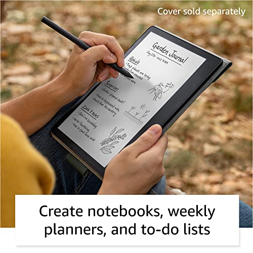 Introducing Kindle Scribe (64 GB), the first Kindle for reading and writing, with a 10.2” 300 ppi Paperwhite display, includes Premium Pen