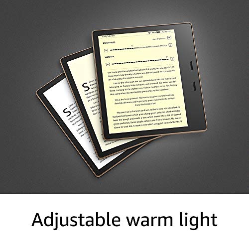 Kindle Oasis - Now with adjustable warm light + 6 Months Free Kindle Unlimited (with auto-renewal)