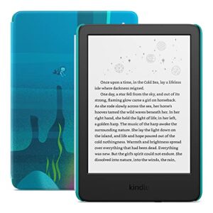 All-new Kindle Kids (2022 release) – Includes access to thousands of books, a cover, and a 2-year worry-free guarantee - Ocean Explorer