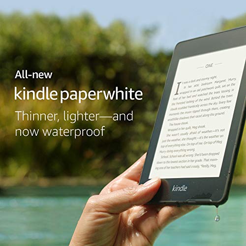 International Version – Kindle Paperwhite – (previous generation - 2018 release) Now Waterproof with more than 2x the Storage - 32 GB, Free 4G LTE + Wi-Fi