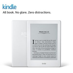 kindle e-reader (previous generation – 8th) – white, 6″ display, wi-fi, built-in audible – includes special offers