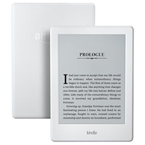 Kindle E-reader (Previous Generation - 8th) - White, 6" Display, Wi-Fi, Built-In Audible - Includes Special Offers