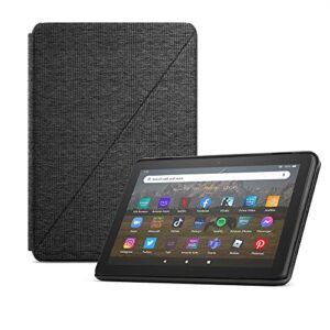 Amazon Fire HD 8 Tablet Cover (Only compatible with 12th generation tablet, 2022 release), Black