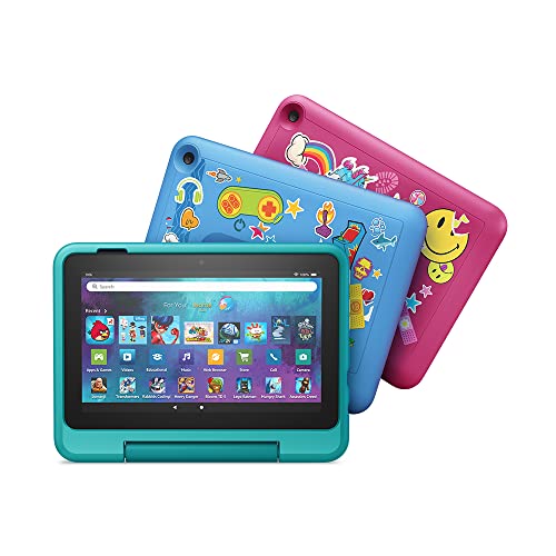 Amazon Kid-Friendly Case for Fire 7 tablet (Only compatible with 12th generation tablet, 2022 release) - Arcade Hero