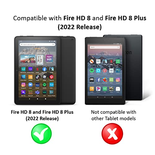 All-New, NuPro Clear Screen Protector (2 Pack), for Fire HD 8 tablet & Fire HD 8 Plus tablet (2022 Release)