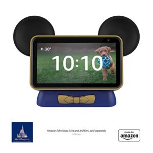 made for amazon, walt disney world 50th anniversary celebration inspired stand for amazon echo show 5 compatible with echo show 5 (1st and 2nd gen)