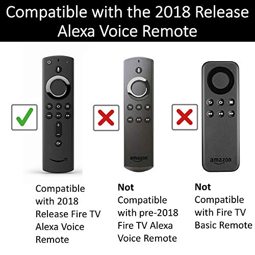 Mission Remote Case for The All-New Fire TV Voice Remote (2018 Version for Fire TV Stick 4K and Fire TV Cube) (Irish Green)