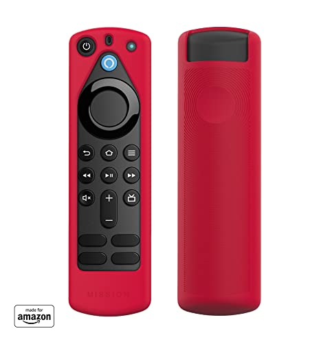 Made for Amazon Remote Cover Case, for Alexa Voice Remote (3rd Gen) - Red