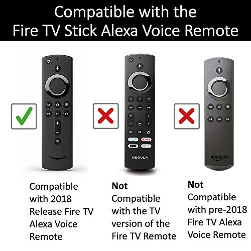 Mission Remote Case for The All-New Fire TV Voice Remote (2018 Version for Fire TV Stick 4K and Fire TV Cube) (Bahama Blue)