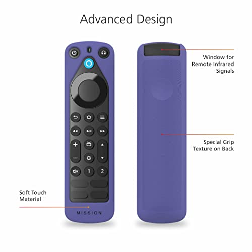 All New, Made for Amazon Remote Cover Case, for Alexa Voice Remote Pro (2022 Release)