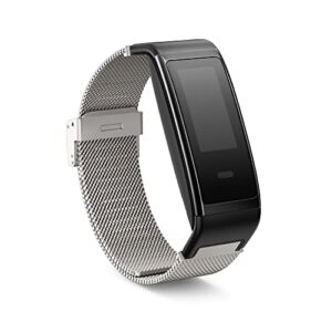 all-new, made for amazon halo view accessory band – milanese – centered silver
