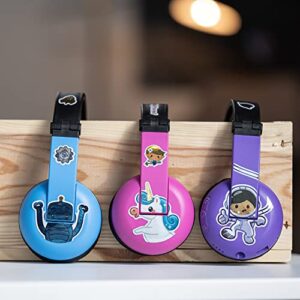 Made for Amazon Volume Limiting Bluetooth BuddyPhones, PlayTime in Purple. Ages (3-7)