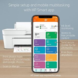 HP DeskJet 4155e Wireless Color All-in-One Printer with bonus 6 months Instant Ink (26Q90A).