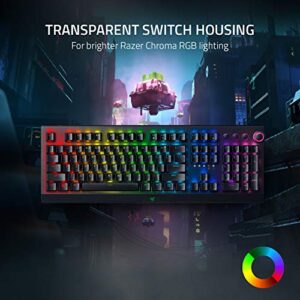 Razer BlackWidow V3 Pro Mechanical Wireless Gaming Keyboard: Yellow Mechanical Switches - Linear & Silent - Chroma RGB Lighting - Doubleshot ABS Keycaps - Transparent Switch Housing - Bluetooth/2.4GHz