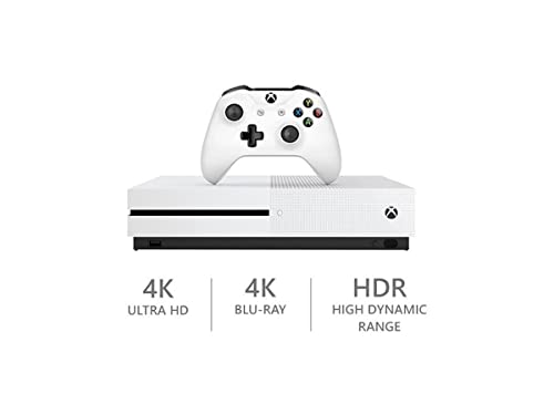 Microsoft - Xbox One S 500GB Console - White - ZQ9-00028 (Renewed)