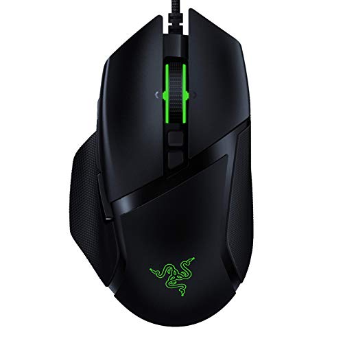 Razer Basilisk v2 Wired Gaming Mouse: 20K DPI Optical Sensor, Fastest Gaming Mouse Switch, Chroma RGB Lighting, 11 Programmable Buttons, Classic Black