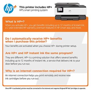 HP OfficeJet Pro 8035e Wireless Color All-in-One Printer (Basalt) with up to 12 months Instant Ink with HP+ (1L0H6A)