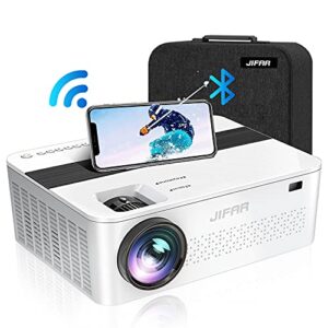 5g wifi bluetooth projector 4k with 450″ display,1000 ansi native 1080p projector,outdoor movie projector support 4k,dolby,zoom,correct keystone,4k projector compatible w/tv stick,ios,android,ps5