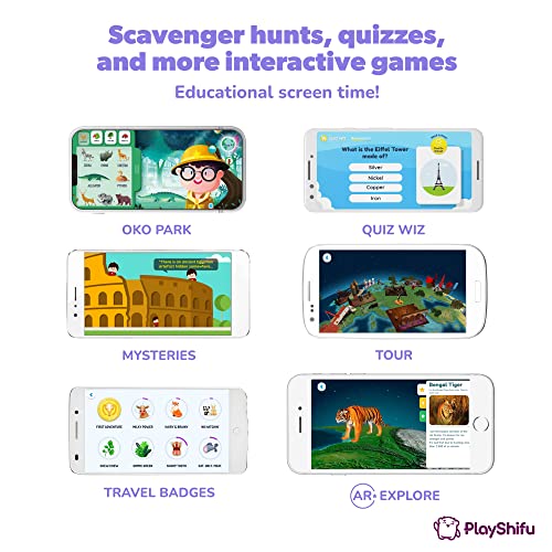 PlayShifu Educational Globe for Kids - Orboot Earth (Globe + App) Interactive AR World Globe | 400 Wonders, 1000+ Facts | STEM Toy Gifts for Kids 4-10 Years | No Borders, No Names on Orboot Globe