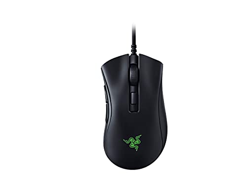 Razer DeathAdder v2 Mini Gaming Mouse: 8500K DPI Optical Sensor - 62g Lightweight Design - Chroma RGB Lighting - 6 Programmable Buttons - Anti-Slip Grip Tape Included - Classic Black