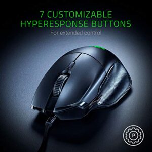 Razer Basilisk Essential Gaming Mouse: 6400 DPI Optical Sensor - Chroma RGB Lighting - 7 Programmable Buttons - Mechanical Switches - Classic Black