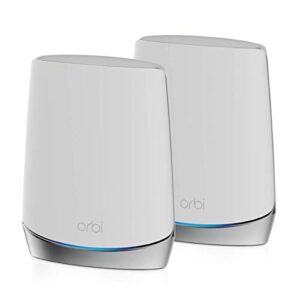 netgear netgear – orbi ax4200 tri-band mesh wi-fi 6 system (2-pack) – white (renewed)