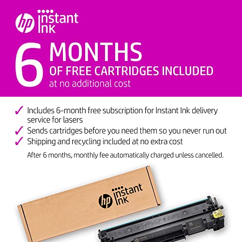 HP LaserJet M209dwe Wireless Black & White Printer with HP+ and 6 Months Free-cartridges (6GW62E)