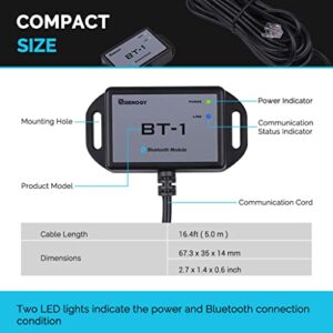 Renogy Bluetooth Module RJ12 Communication Port Compatible Rover/Wanderer/Adventurer Charge Controllers, BT-1 RS232