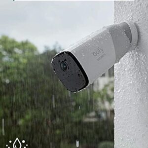 EufyCam 2 Pro 2K Indoor/Outdoor 2-Camera Security System - White (Renewed)
