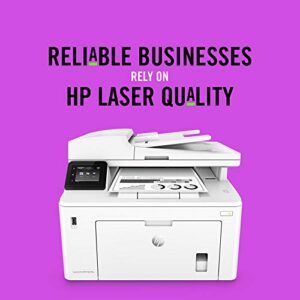 HP LaserJet Pro MFP M227fdw Wireless Monochrome All-in-One Printer with built-in Ethernet & 2-sided printing, works with Alexa (G3Q75A)