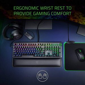 Razer BlackWidow Elite Mechanical Gaming Keyboard: Green Mechanical Switches - Tactile & Clicky - Chroma RGB Lighting - Magnetic Wrist Rest - Dedicated Media Keys & Dial - USB Passthrough