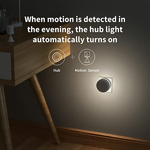 Aqara M1S Smart Hub, Wireless Smart Home Bridge for Alarm System (2.4 GHz Wi-Fi Required), Home Automation, Remote Monitor and Control, Supports Alexa, Google Assistant, Apple HomeKit and IFTTT